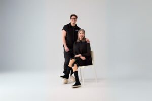 Ethnocare Founder Louis-Philippe and his mom